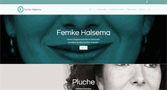 Desktop Screenshot of femkehalsema.nl